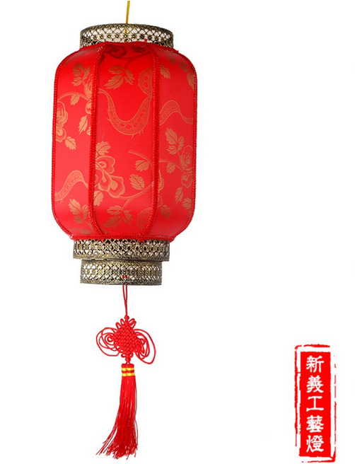 60cm冬瓜灯笼仿羊皮灯笼大云款新年春节婚庆户外灯笼