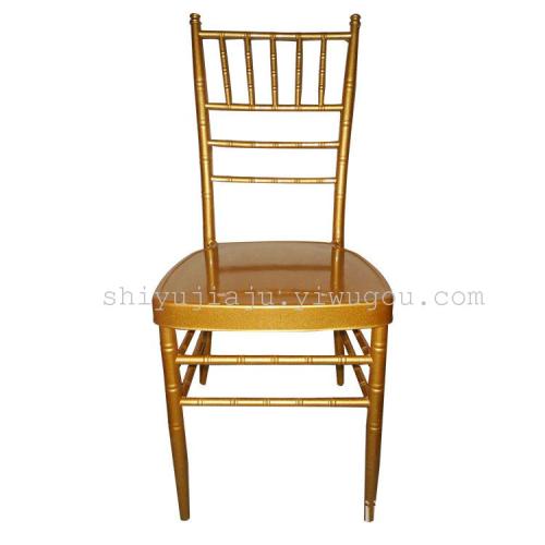Bamboo Chair Foreign Trade Bamboo Chair Hotel Chair Metal Chivari Chair Bamboo Chair