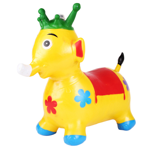 factory wholesale 2015 popular thickened jumping deer jumping cow jumping horse baby mount inflatable toys