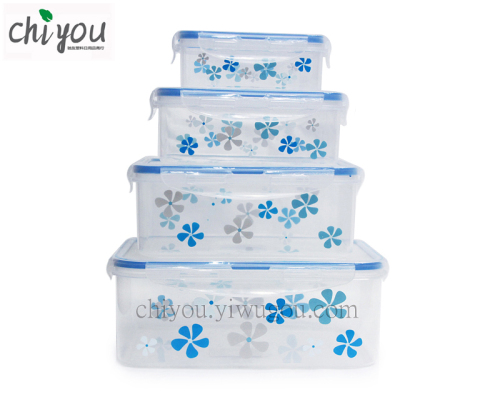 export crisper lunch box set refrigerator storage box cy-2136b