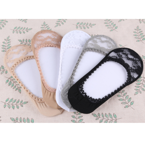 cotton thin comfortable hollow mesh surface women‘s socks bottom boat socks invisible socks