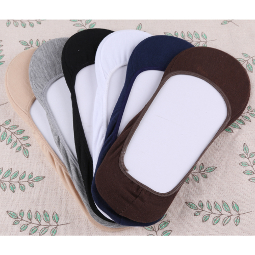 men‘s boat socks pure cotton korean thin solid color large size shallow mouth sole socks single shoes invisible socks