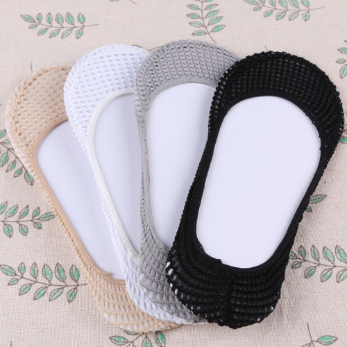 Spring and Summer Thin Socks Shallow Mouth Invisible Mesh Ankle Socks Women‘s Socks Hollowed Fashion Women‘s Socks