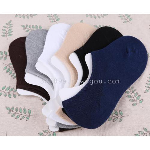 Socks Men and Women Socks Summer Thin Cotton Invisible Boat Socks Low Top Shallow Mouth Lovers‘ Socks