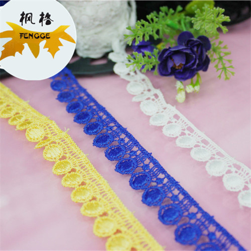 factory direct sale high quality polyester a bean lace accessories can be dyed multicolor
