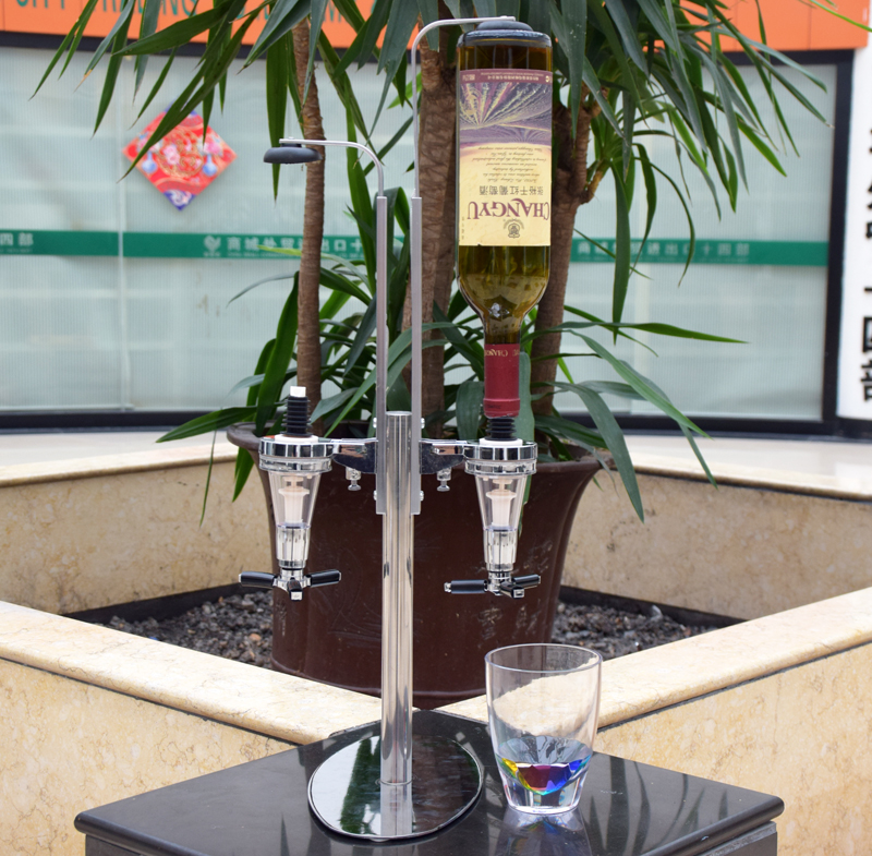 创意新款两头倒酒器 分酒器 啤酒机 饮料机 倒酒架