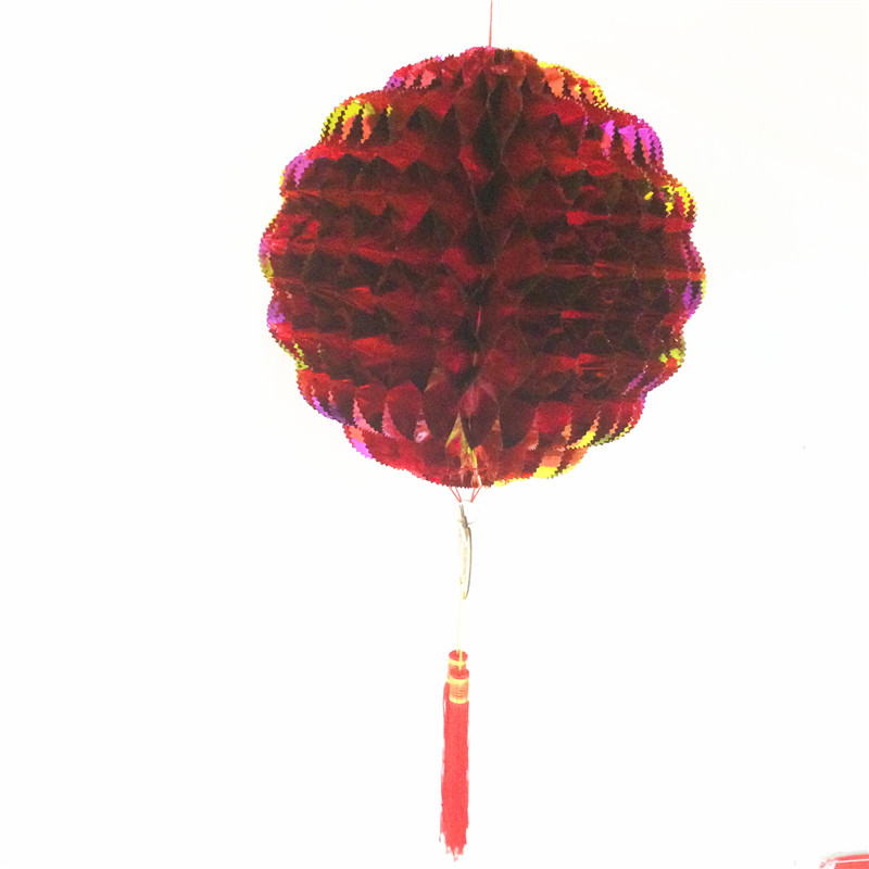 折迭灯笼蜂窝灯笼塑料纸灯笼宫灯喜庆用品节日用品婚庆用品