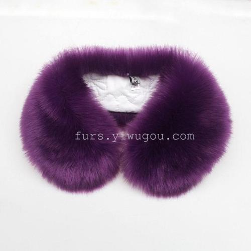 purple simulation silver blue fox fur collar fur collar green fruit collar