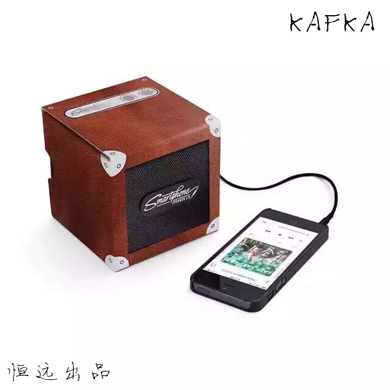 DIY迷你功放音响 手机音响 复古低音炮音箱