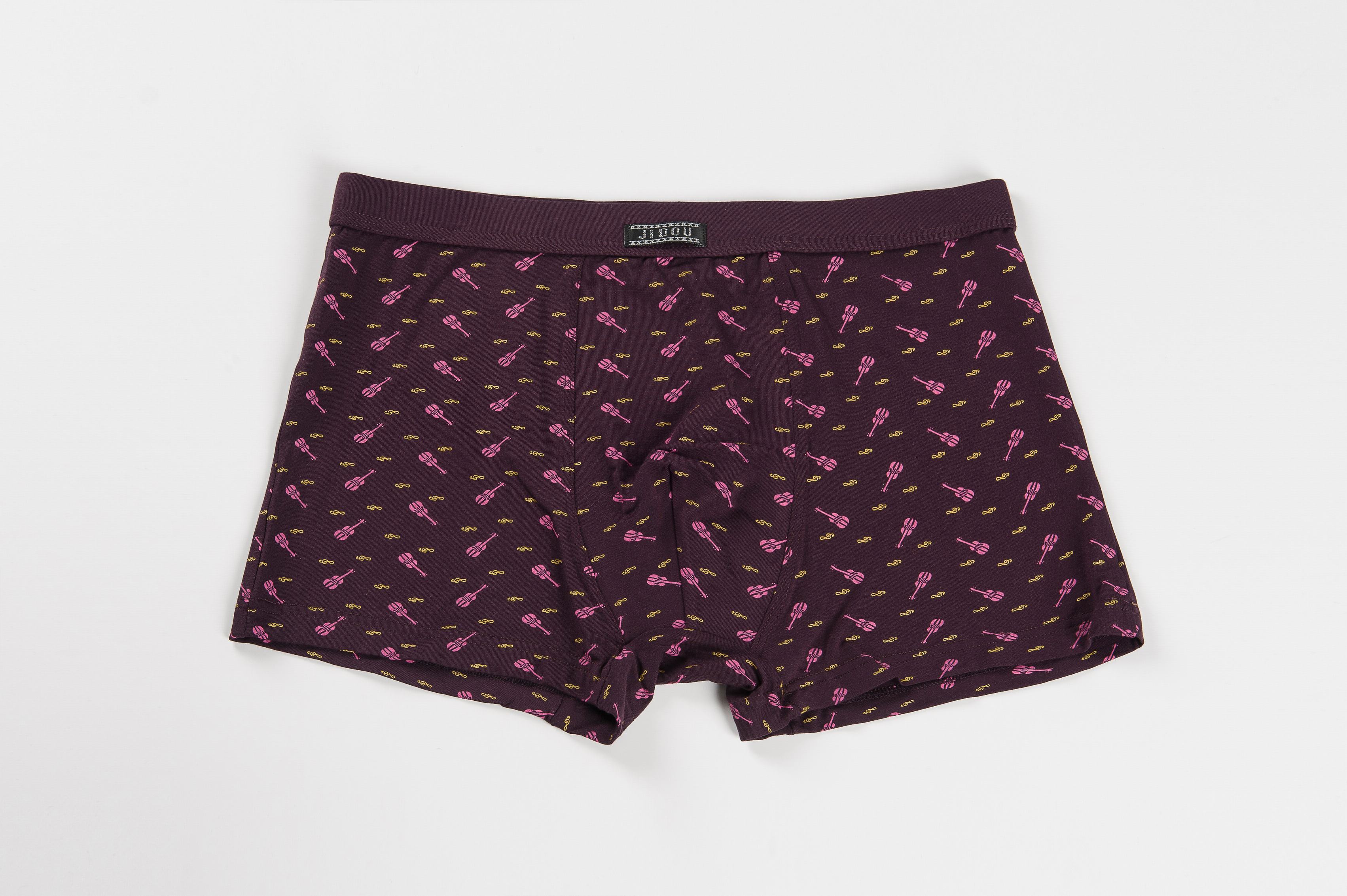 吉豆正品男士平角裤内裤竹纤维莫代尔U凸囊袋透气干爽抗菌中厚款