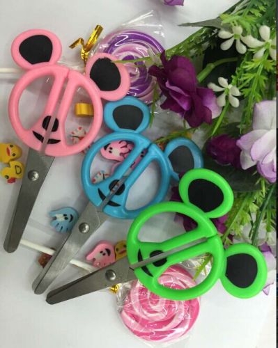 penghao children‘s color cartoon student safety scissors paper cutter