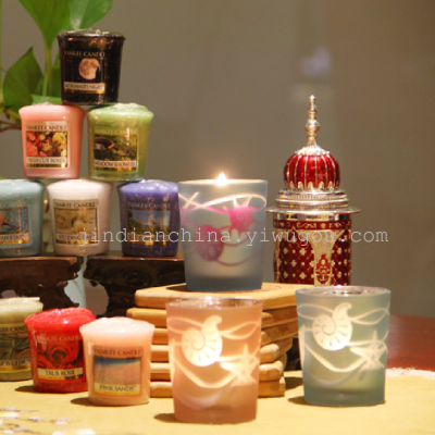 Marine series candlestick glass candlestick fragrance candle factory direct