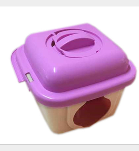 mini hamster box small pet gold silk bear portable take-out basic simple cage hamster supplies