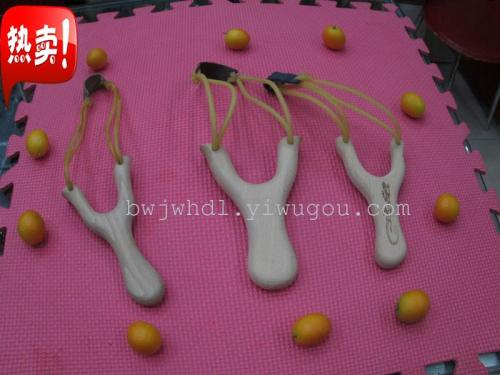 Wholesale and Retail White Wood Fork Toy Slingshot Competitive Competition Sporting Goods