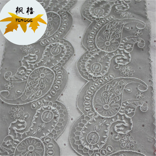 factory direct sale high quality silver gray lace diy clothing lace accessories