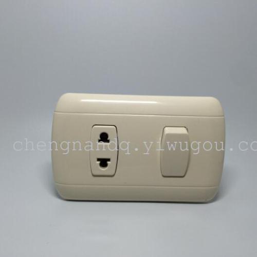 rectangle switch switch with socket