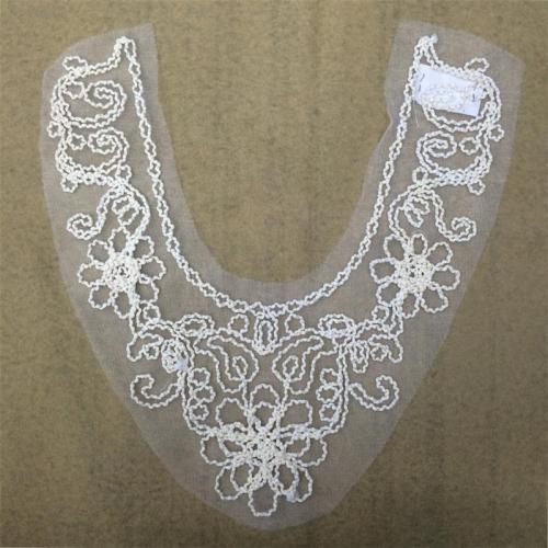 Clothing Accessories Machine Embroidery Three-in-One Polyester Belt Lace Collar Flowers