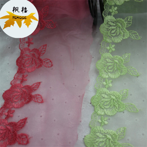 factory direct high quality mesh lace accessories can be dyed multicolor