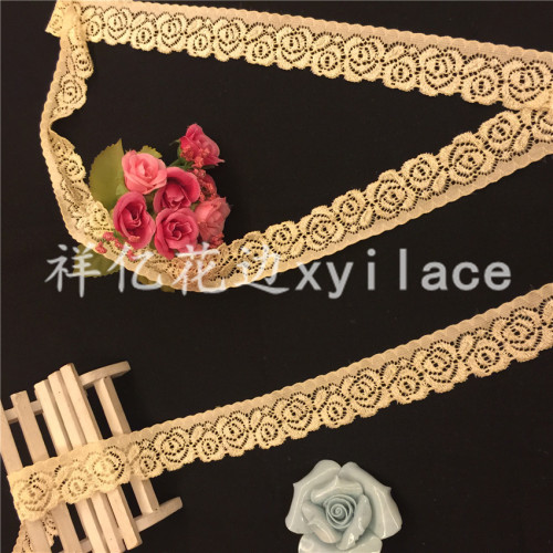 Elastic Non-Elastic Lace Fabric Lace Clothing Accessories H1789