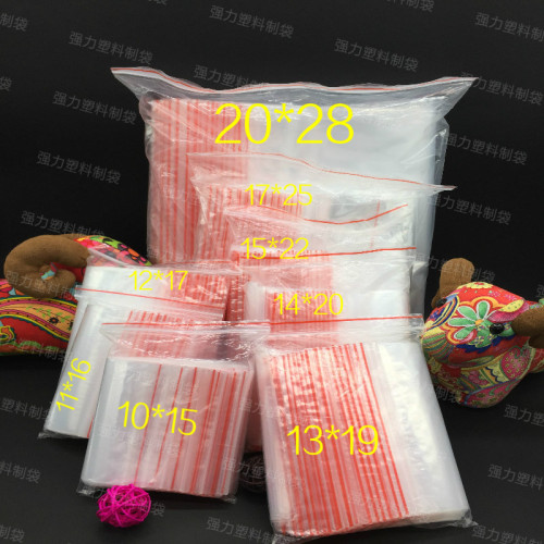 Spot Plastic Bag Packing Bag Plastic Bag 12*17 Double Layer 10 Silk 100 Pcs/Bag Factory Direct Sales