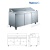 Commercial Stainless Steel Salad Bar Pizza Table Freezer Freezer Refrigerated Table Operating Table