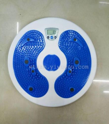 hot sale electronic counting with watch wriggled plate fitness leg beauty fitness products factory direct sales