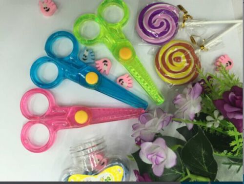 children‘s color scissors kindergarten baby art paper cutting scissors lace scissors