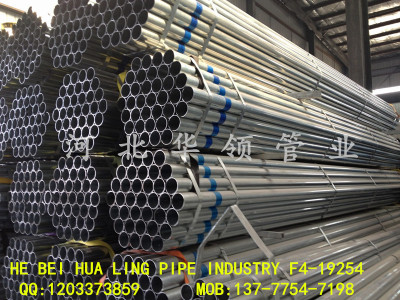 Manufacturers direct galvanized pipe round pipe greenhouse pipe steel pipe construction pipe threading pipe