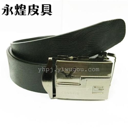 4.0cm men‘s denim buckle aviation toothless. leather belt that is better than cowhide