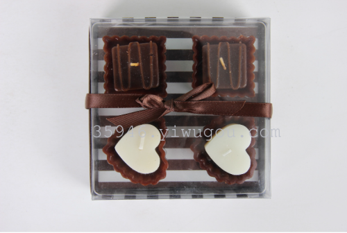 [fenglin candle industry] heart-shaped chocolate candle valentine‘s day creative candle wedding proposal candle welcome to order