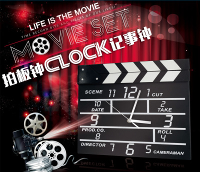 A new film creative movie clock clock clock message board