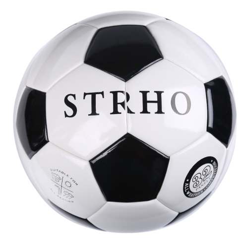 no. 5 machine stickers pu black and white football high quality professional match football