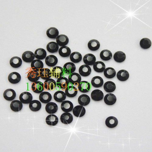 High Quality Imitation Czech Hot Drilling DMC Middle East Flat Drilling SS20 Mine Black Hot Drilling