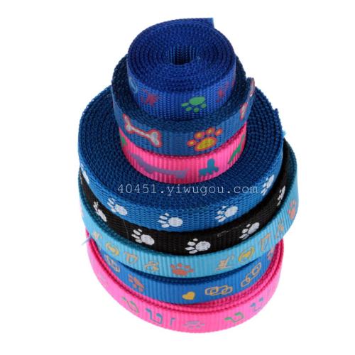 pet belt pet belt traction rope polyester ribbon imitation nylon pet belt