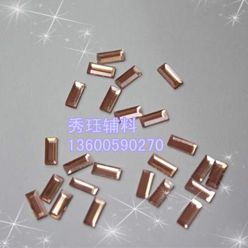 Fancy Shape Diamonds Double-Sided Drill 2*4 Long Hot Drilling DIY Jewelry Accessories
