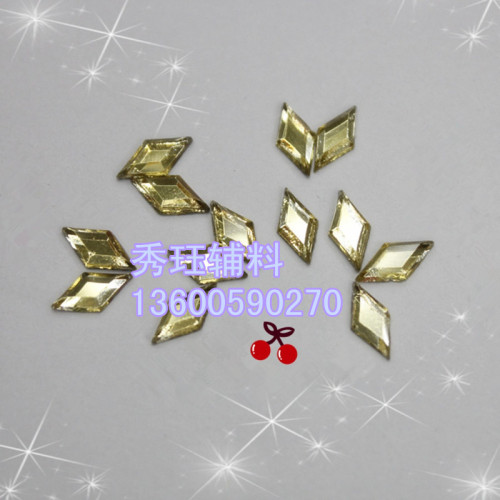 4*8 double-sided diamond crystal glass drill flat drill diy accessories accessories