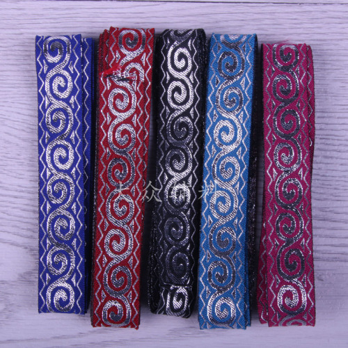multi-color ethnic style lace ribbon accessories factory direct sales