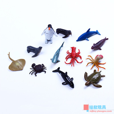 Spray paint marine animal model simulation of marine animals and fish toys