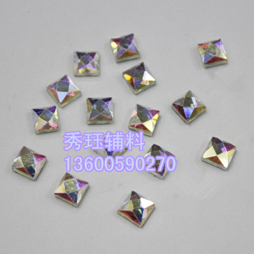 hot drilling 4*4 domestic diamond special-shaped diamond diy jewelry accessories accessories diamond