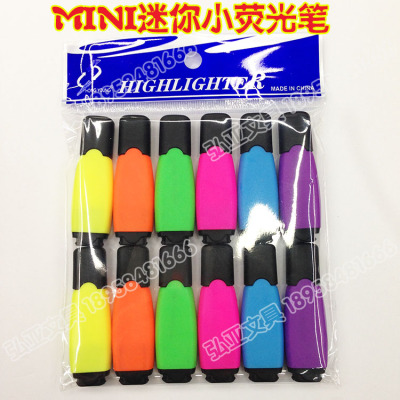 Mark pen notes Mini Mini highlighter pen gift candy promotional pen pen
