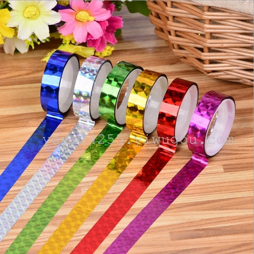 Diary Sealing Paste Cheap Decorative Tapes Mixed 6 Colors Laser AB Tape