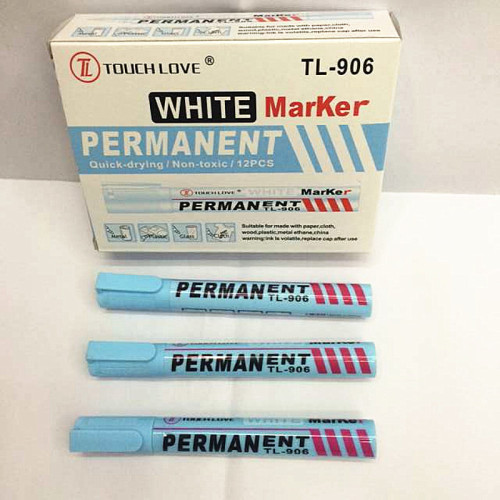 white marker oil pen non-paint pen whitemarker