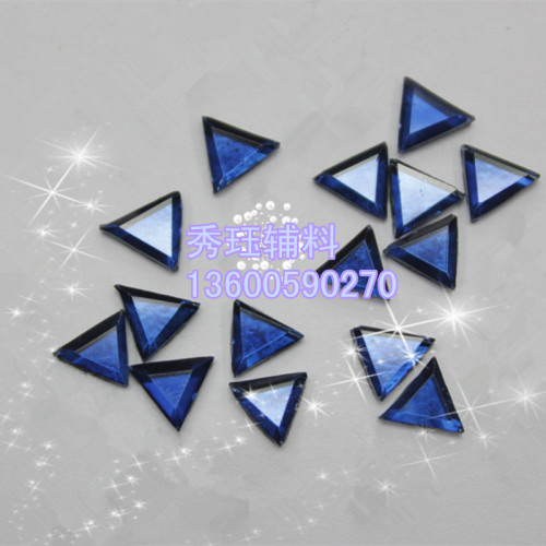 Flat Bottom Triangle Middle East Fancy Shape Diamonds Pointed Glass Fancy Shape Diamonds 6*6 Accessories