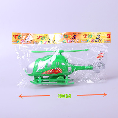 Selling children toys wholesale supply color cartoon toy stall pull model plane