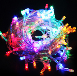 LED Colored Lights Flashing Lights String Lights Starry Lights String Lights Festival decorative Christmas Lights Stars Lights Outdoor Waterproof