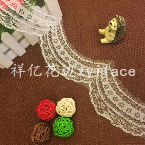 Non-Elastic Lace Lace Wave Lace Fabric Clothing Accessories Spot W0