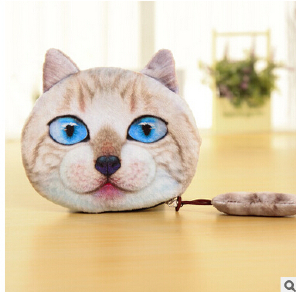 动态创意零钱包动物图案猫选表情好同款怎么个性包把牌子成图片图片