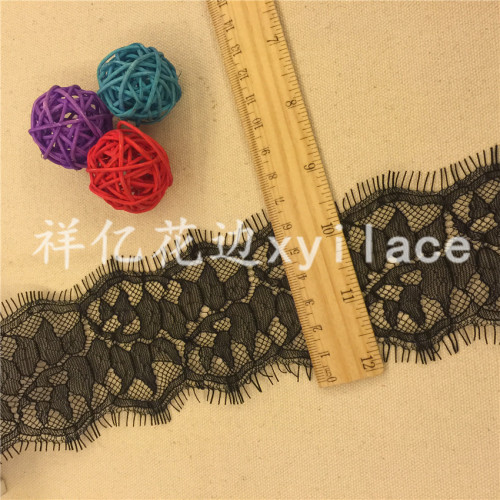 eyelash lace fabric lace clothing accessories factory spot j027