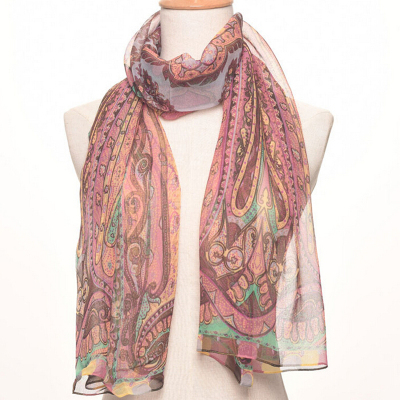 The new sun protection air-conditioning shawl shawl chiffon silk scarf.