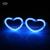 The fluorescence stick skeleton frame accessories accessories heart-shaped Apple card